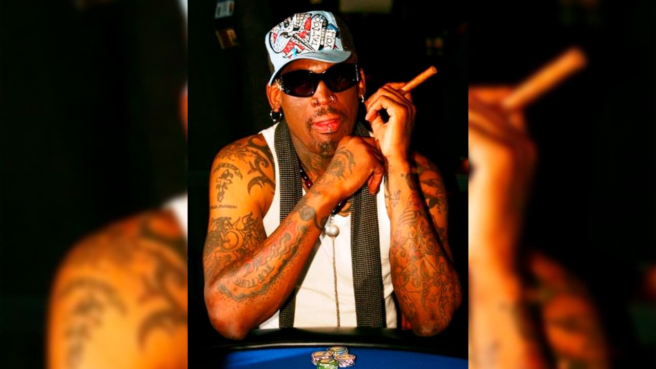 Pasarán los años y probablemente Dennis Rodman seguirá llenando de tinta su cuerpo.