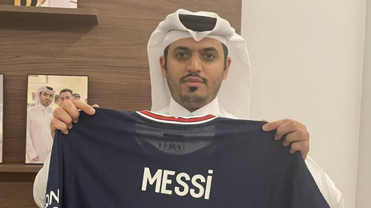 Hermano del Emir de Qatar reveló el número que Messi usará en el PSG