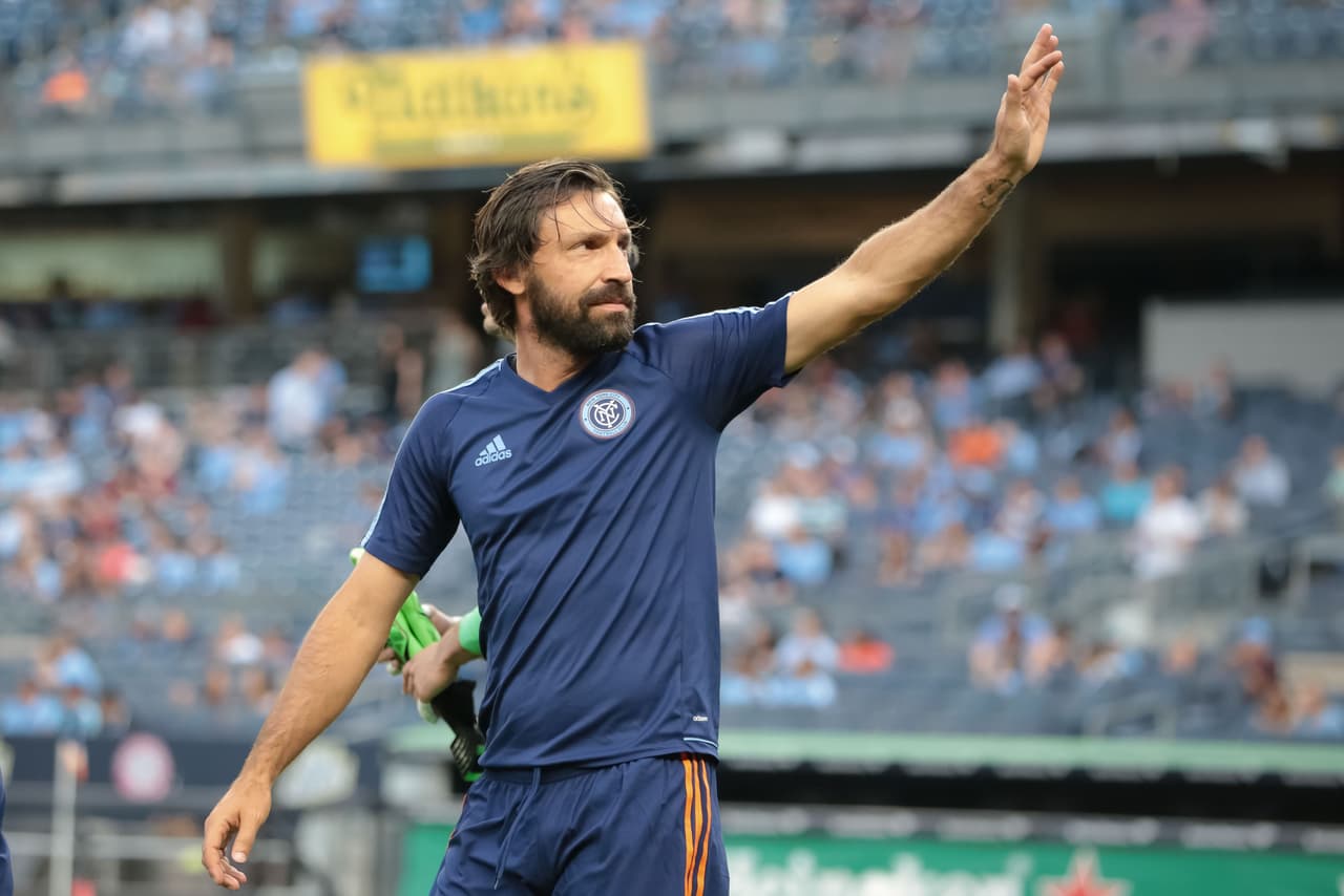 Al final de la temporada 2017 de la MLS, con 38 años, Pirlo anunció su retiro de la actividad profesional del fútbol. (USA Today Images)
