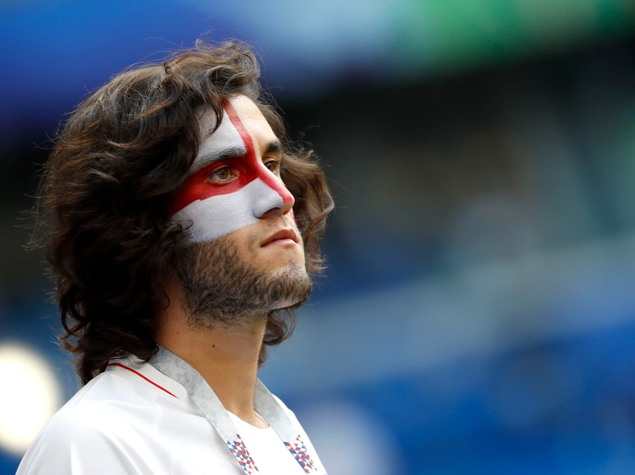 La fiesta y el colorido se viste de alegría entre los hinchas en el enfrentamiento entre Suecia e Inglaterra en los cuartos de final, la definición del tercer semifinalista del Mundial de Rusia 2018.
