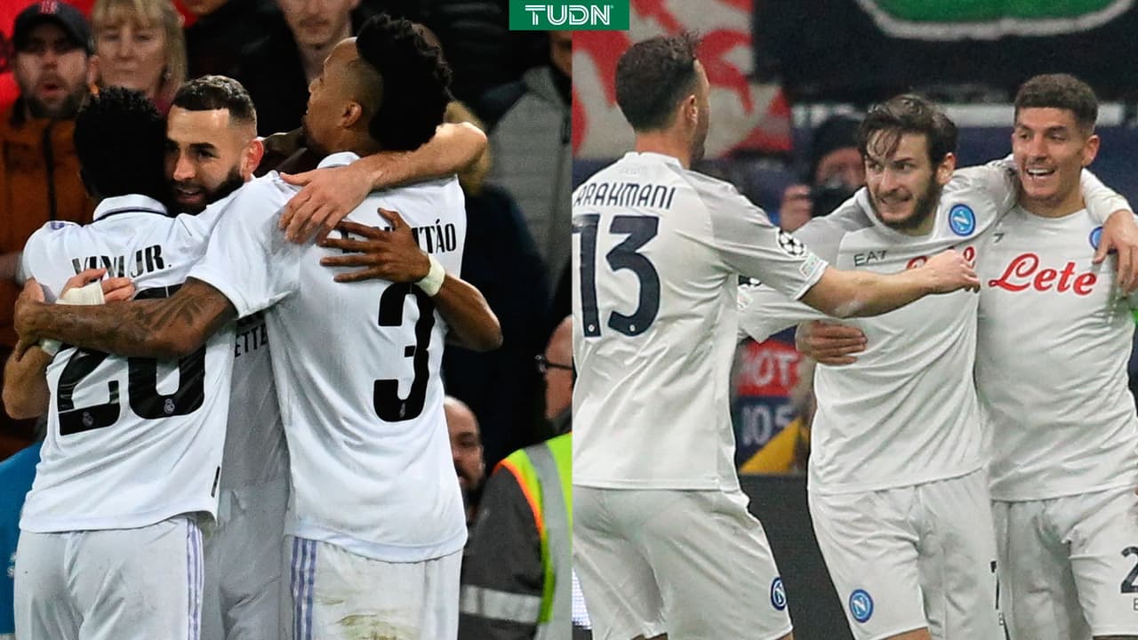 UEFA Champions League EN VIVO: Real Madrid y Napoli toman ventaja en la ida