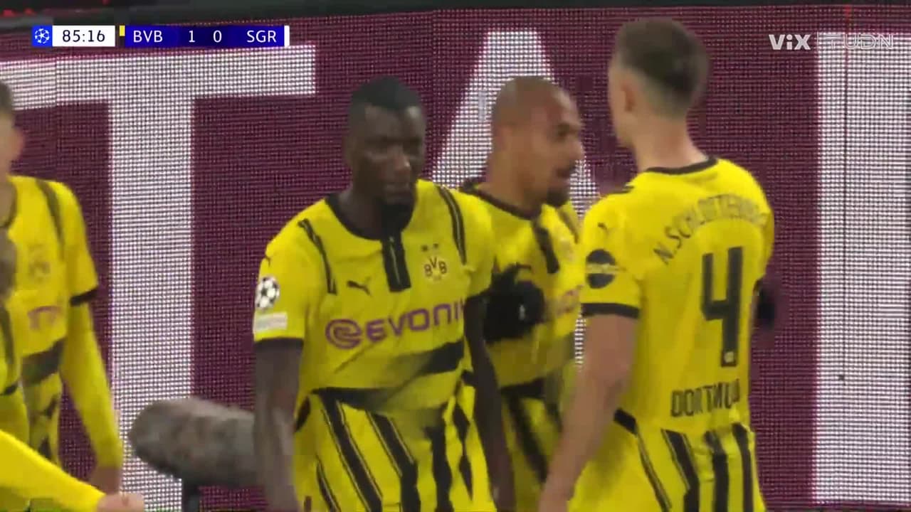 ¡Gol del Borussia Dortmund! Donyell Malen rompe el cero