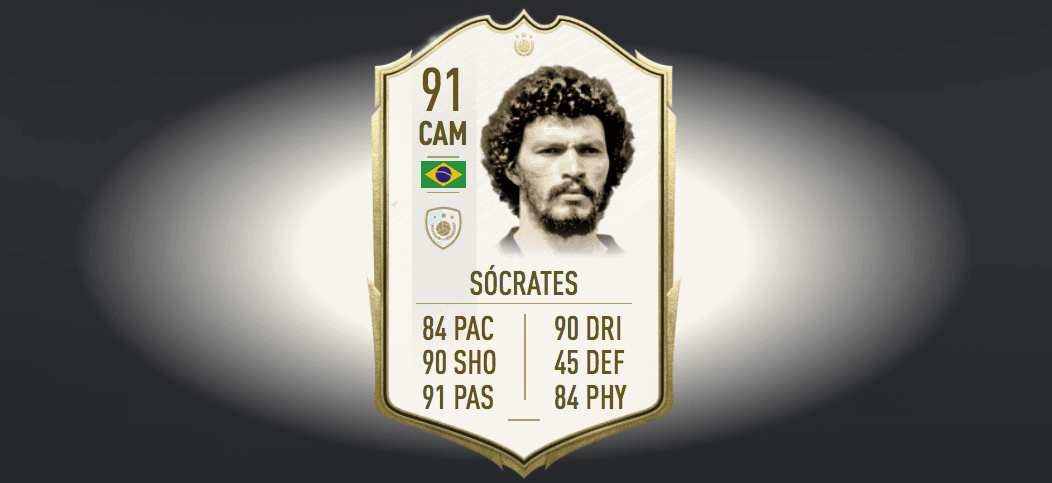 Sócrates. El mejor creativo que ha tenido Brasil en la historia. Un revolucionario con el balón.