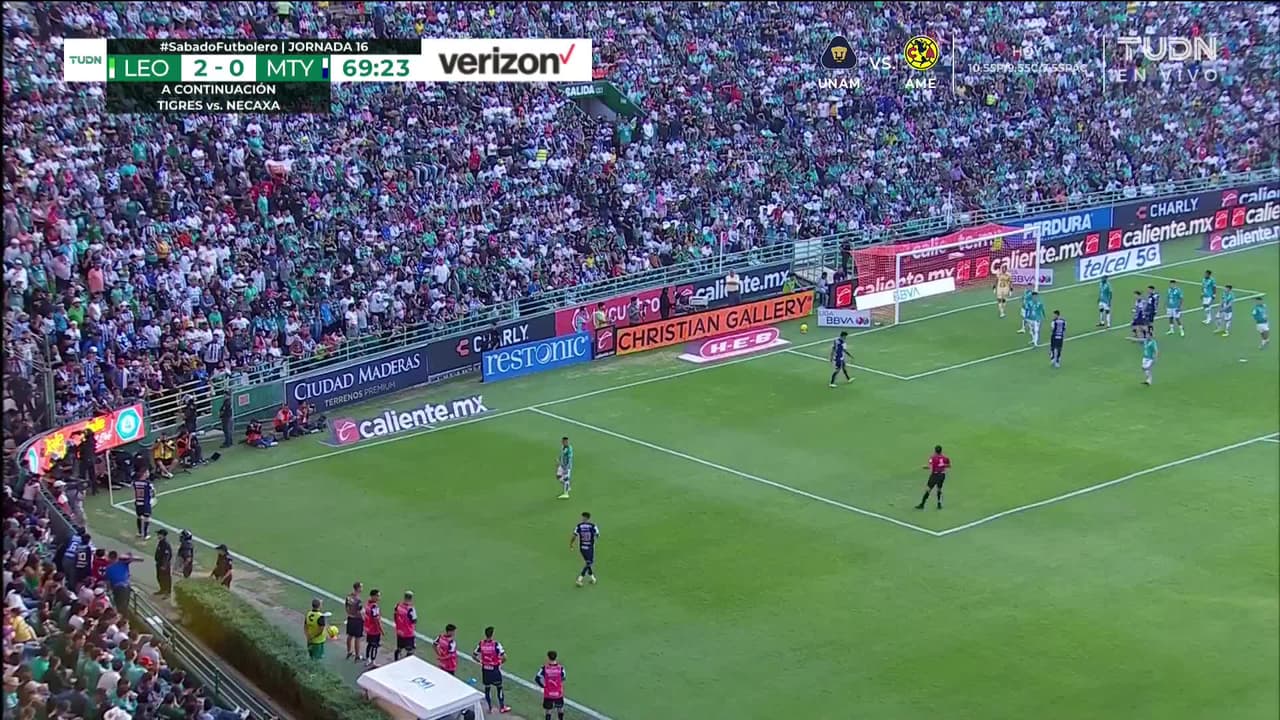 ¡TIRO ATAJADO! disparo por Brandon Vazquez.