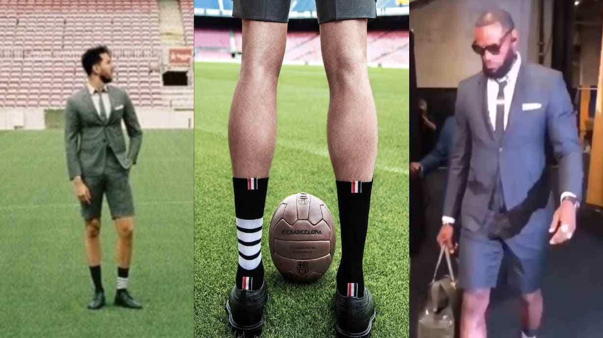 ¿Messi de pantalones cortos, saco y corbata? ¡Vestirá igual como lo hacía LeBron James!