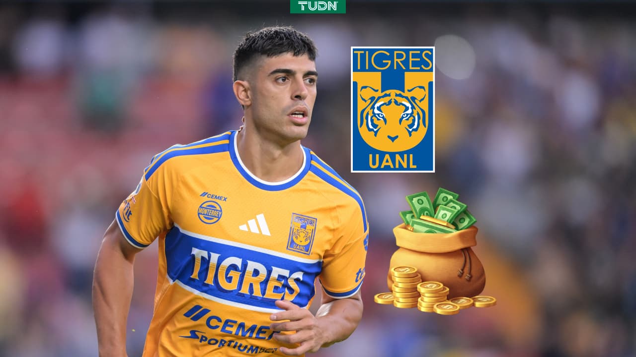 Tigres recibe jugosa oferta por Juan Brunetta del futbol de Arabia Saudita