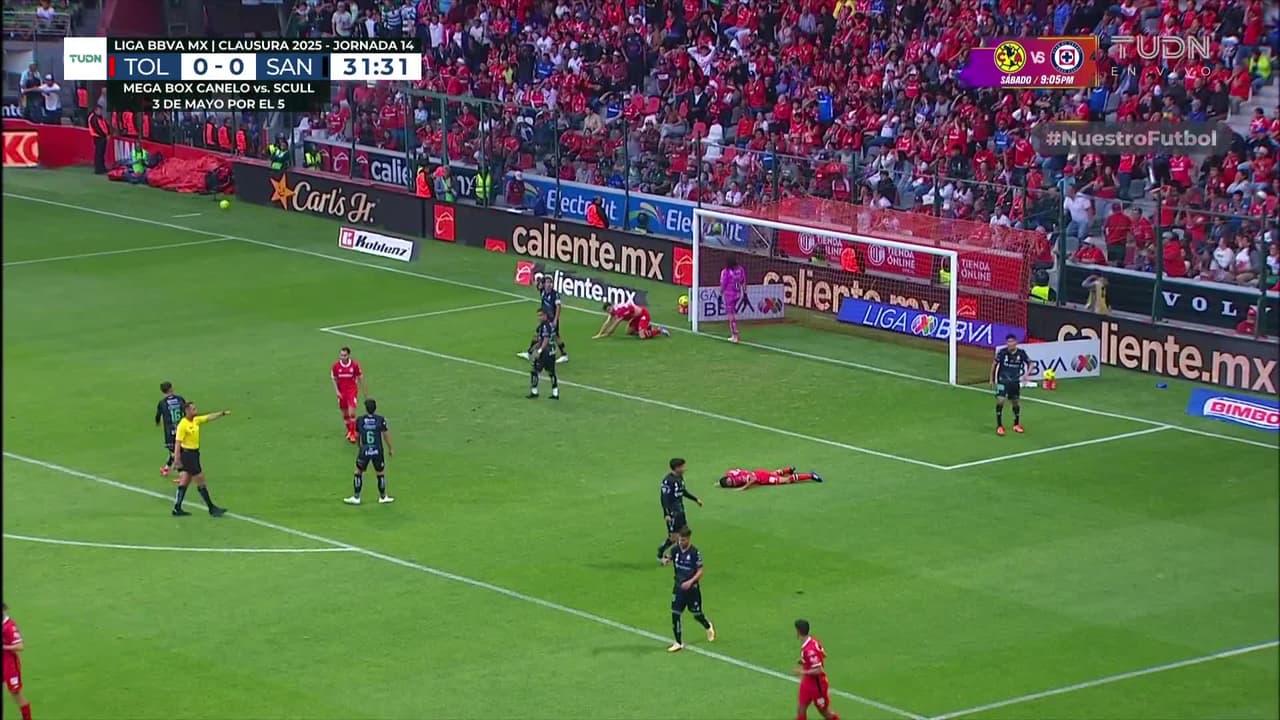 ¡Le movieron la portería a Juan Pi Domínguez!