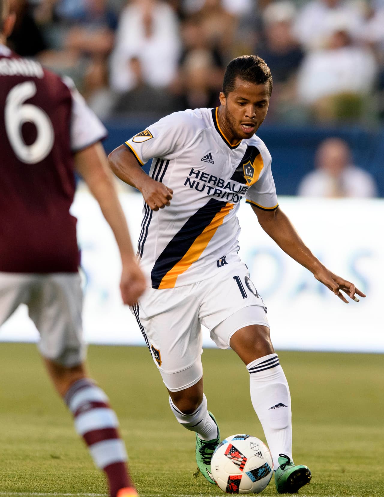 Giovani dos Santos estuvo presente en el empate a cero goles del LA Galaxy