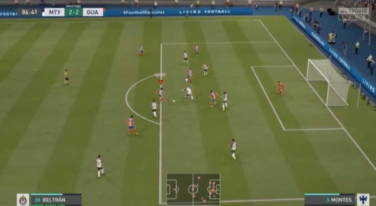 Gudiño logra despertar en el segundo tiempo y consigue sacar el empate ente los Rayados de Luis Cárdenas.