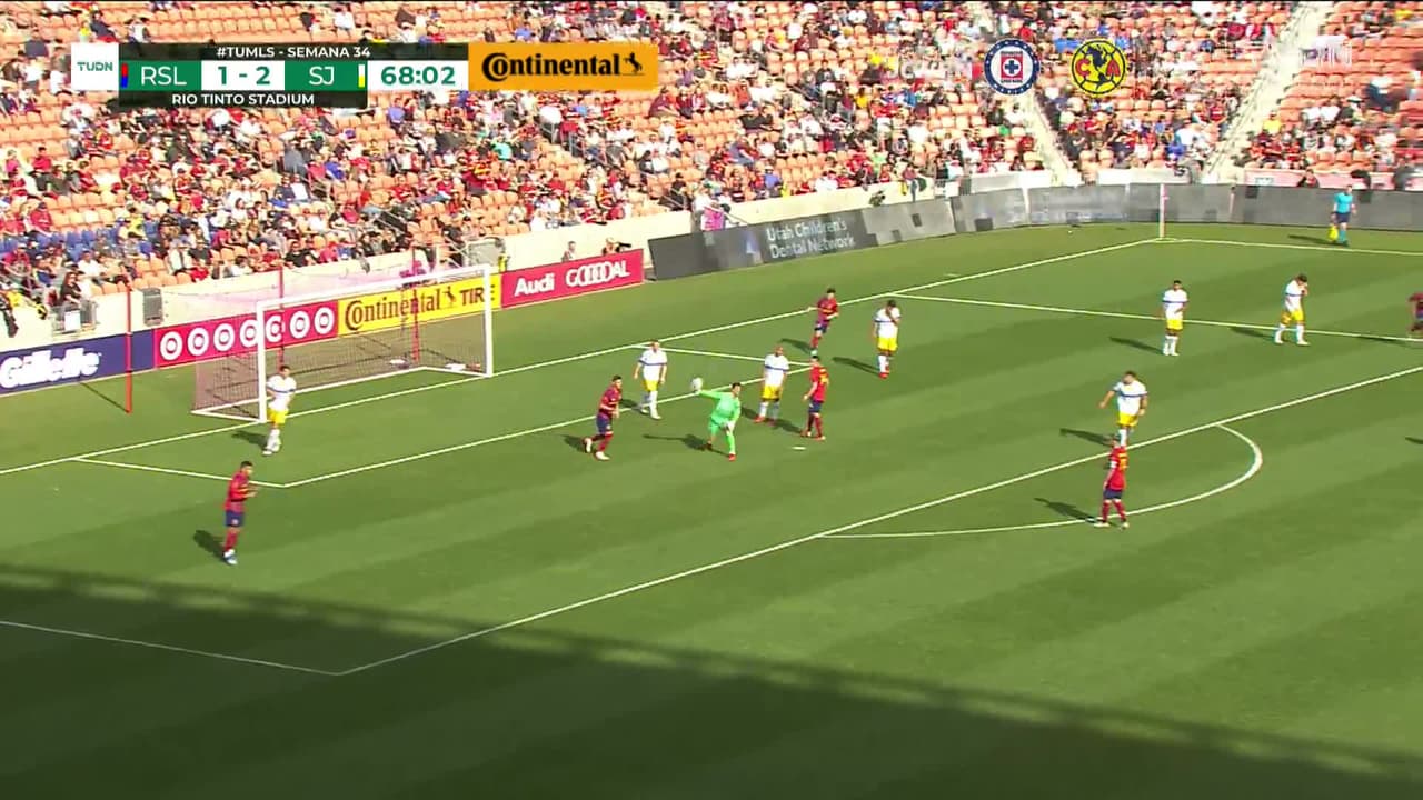 ¡GOL!  anota para SJ Earthquakes. Cade Cowell