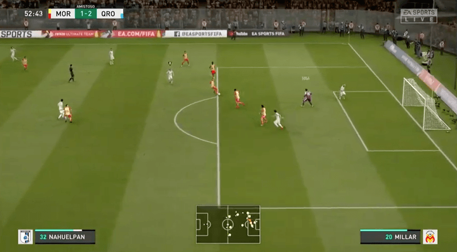 Querétaro goleó a Monarcas Morelia 1-4 con hat-trick de Nahuelpán que estuvo imparable.