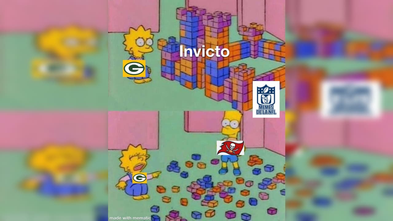 Los memes no se detienen y esta semana la víctima favorita son Aaron Rodgers y sus Green Bay Packers que sufierin una dolorosa derrota frente a los Tampa Bay Buccaneers.