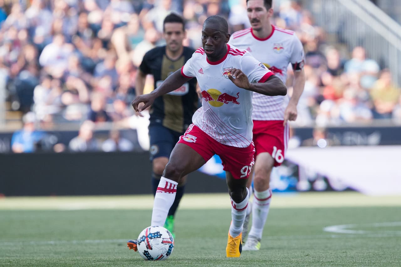 Toda la delantera del Equipo de la Semana marcó goles por partida doble. Bradley Wright-Phillips fue el autor del doblete de los Red Bulls ante Philadelphia Union. (USA Today Images)