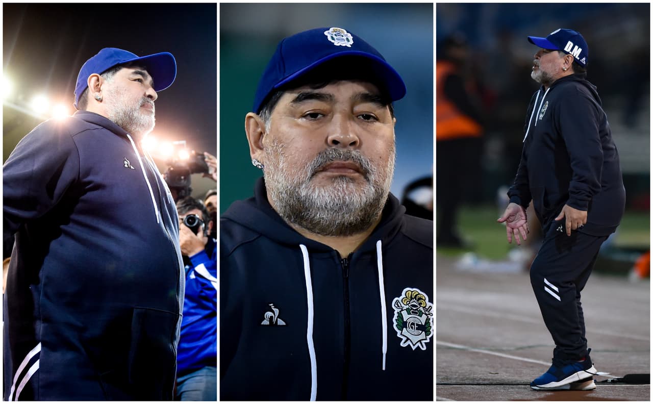 Así vivió Maradona la derrota de Gimnasia 2-1 ante Talleres de Córdoba