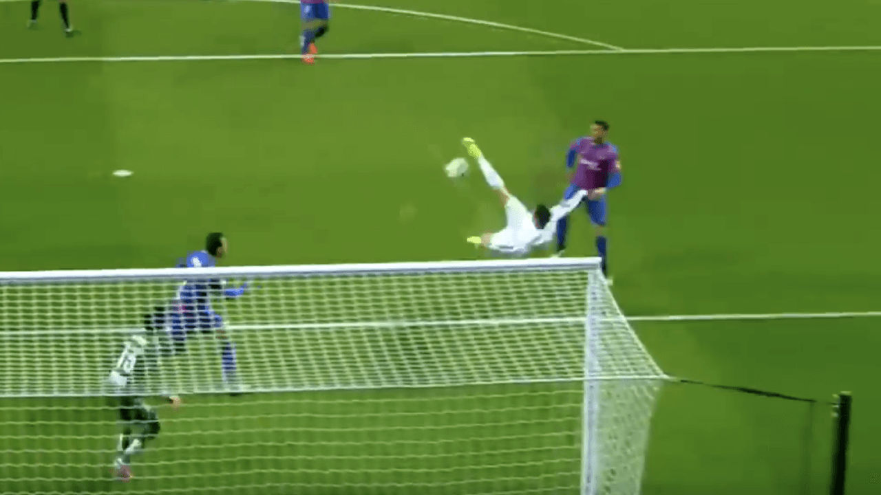 Cristiano no se cansó nunca de intentar chilenas... ¡hasta que anotó una pincelada ante la Vecchia Signora!