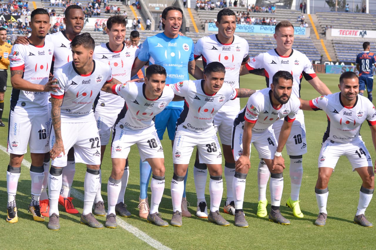 El once inicial de Lobos BUAP dispuesto por el técnico José Francisco Palencia.
