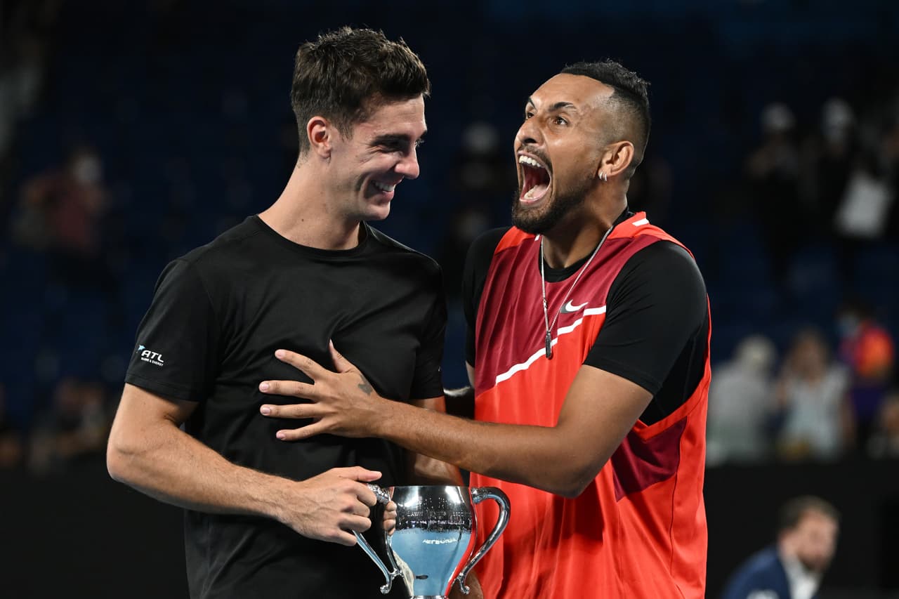 Nick Kyrgios y Thanasi Kokkinakis ganan la final de dobles del Abierto de Australia