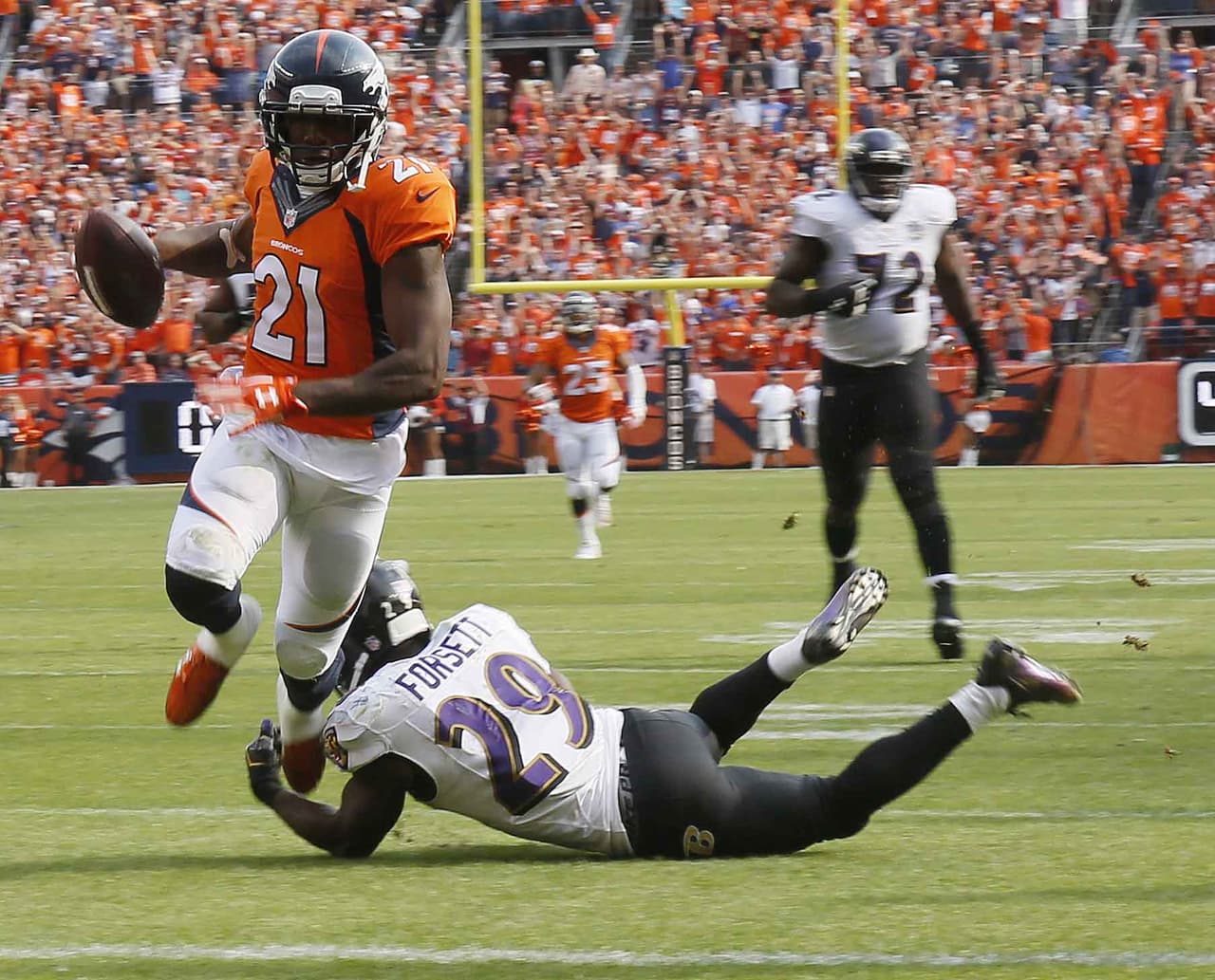 Broncos 19-13 Ravens: Denver ganó a pesar de no anotar un solo touchdown a la ofensiva