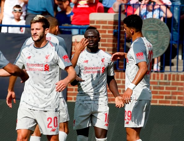 Los cuatro anotadores del Liverpool fueron distintos jugadores: Sadio Mané (28'), Sturridge (66'), Ojo (74') y Shaquiri (82').