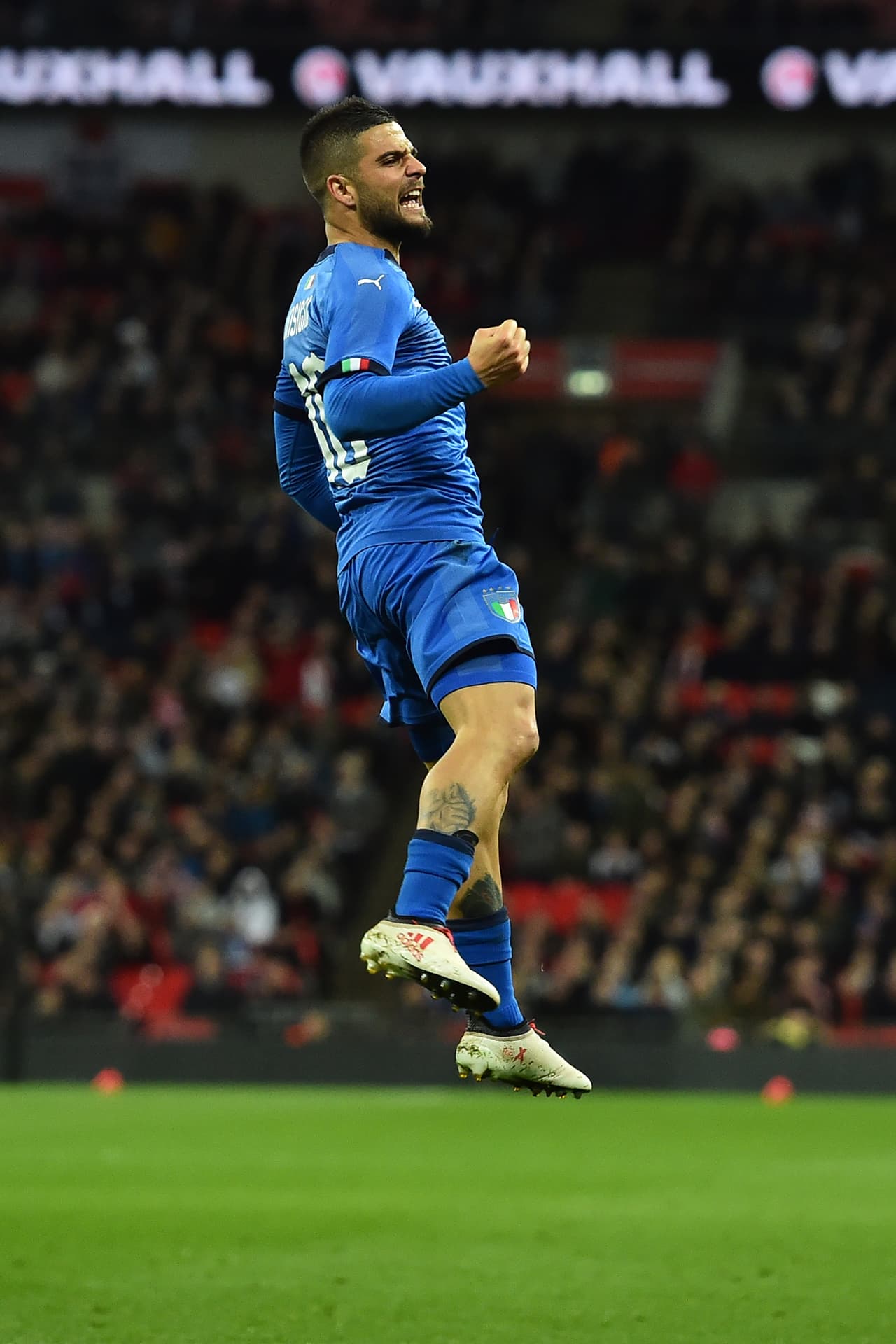 Así como Vardy, segundo gol del delantero italiano en el camino a Ruaia 2018 y el primero en un amistoso.