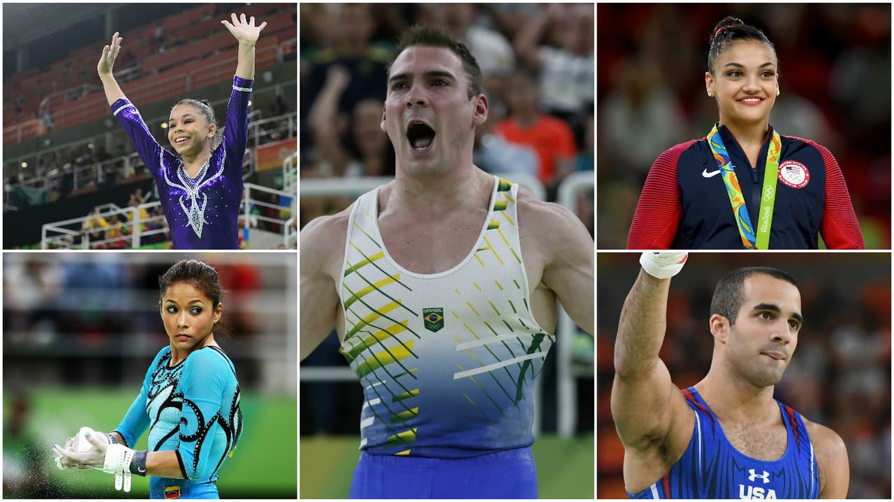 Los atletas de origen latino han tenido una actuación destacada en la gimnasia en los Juegos Olímpicos con buenos resultados y en varios casos llevándose medallas para sus países.