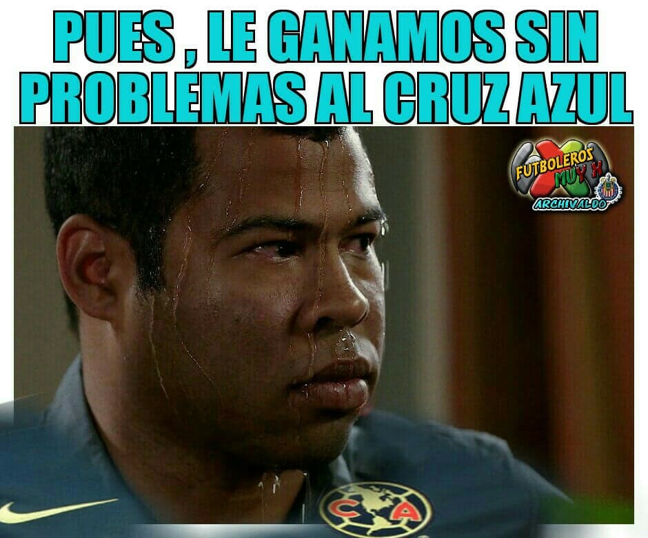 América volvió a derrotar al Cruz Azul y en internet los memes no perdieron la oportunidad de burlarse de los aficionados celestes.