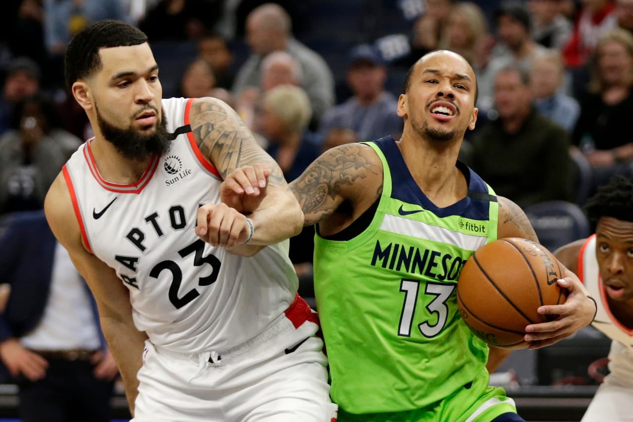 Minnesota Timberwolves
<b>112-122</b> Toronto Raptors