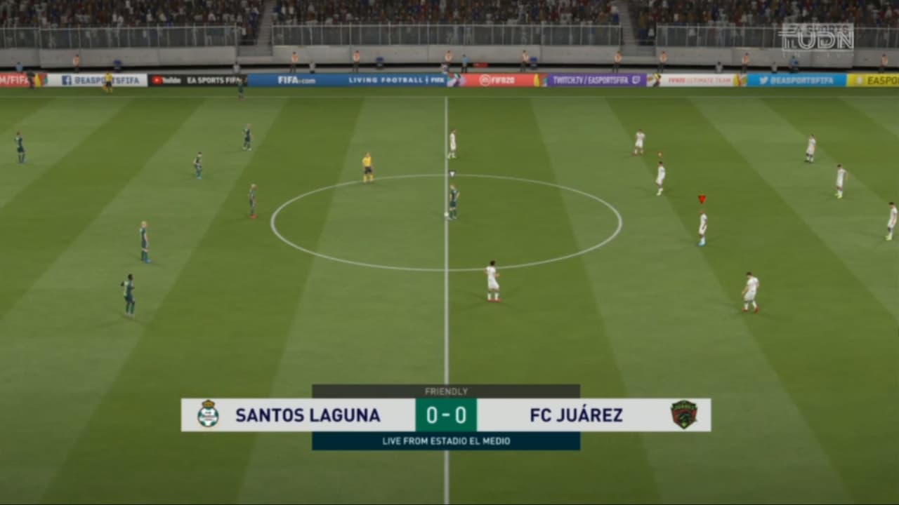 Marco Canales, representante de los Bravos de Juárez cayó 1-3 ante Octavio Rivero comandando a los Santos en el futbol virtual.