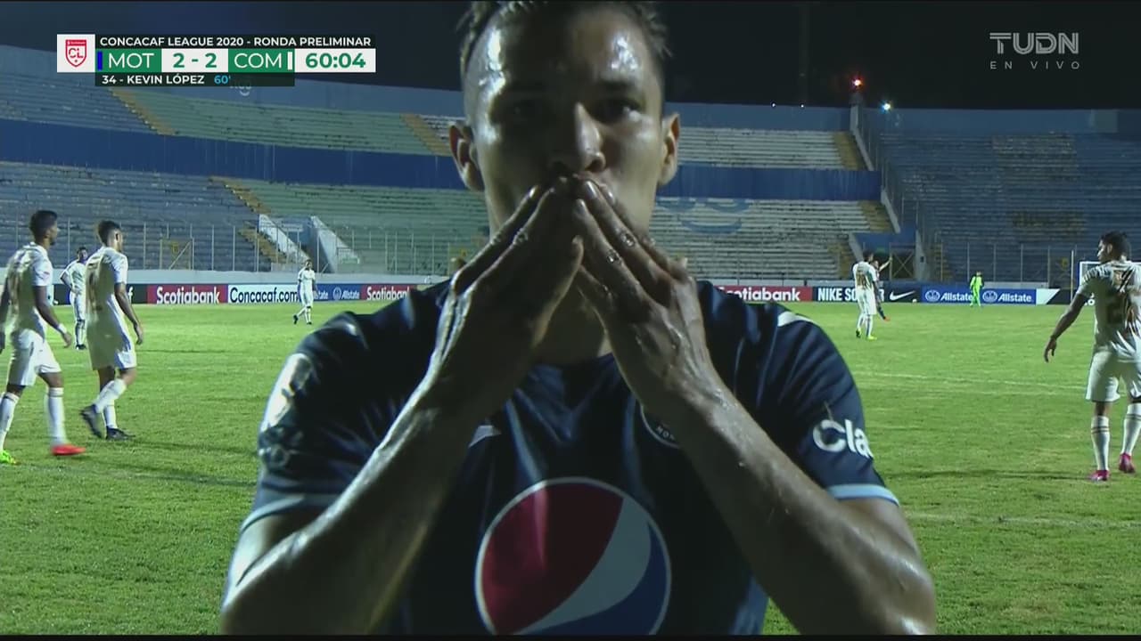 ¡Seis minutos de dioses! Motagua lo empata con cañonazo de Kevin López