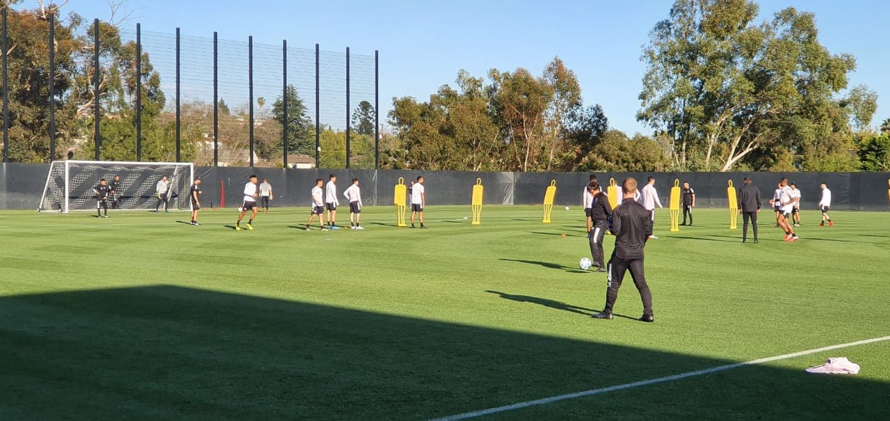 Inter Miami entrenó esta tarde en las instalaciones de LAFC por última vez antes de debutar en la MLS.