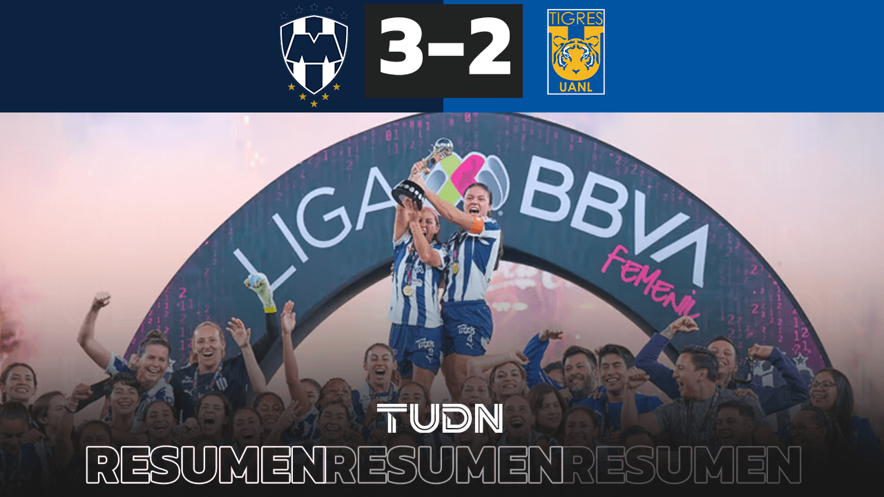 Goles y resumen: ¡Voltereta increíble y bicampeonato loco de Rayadas!