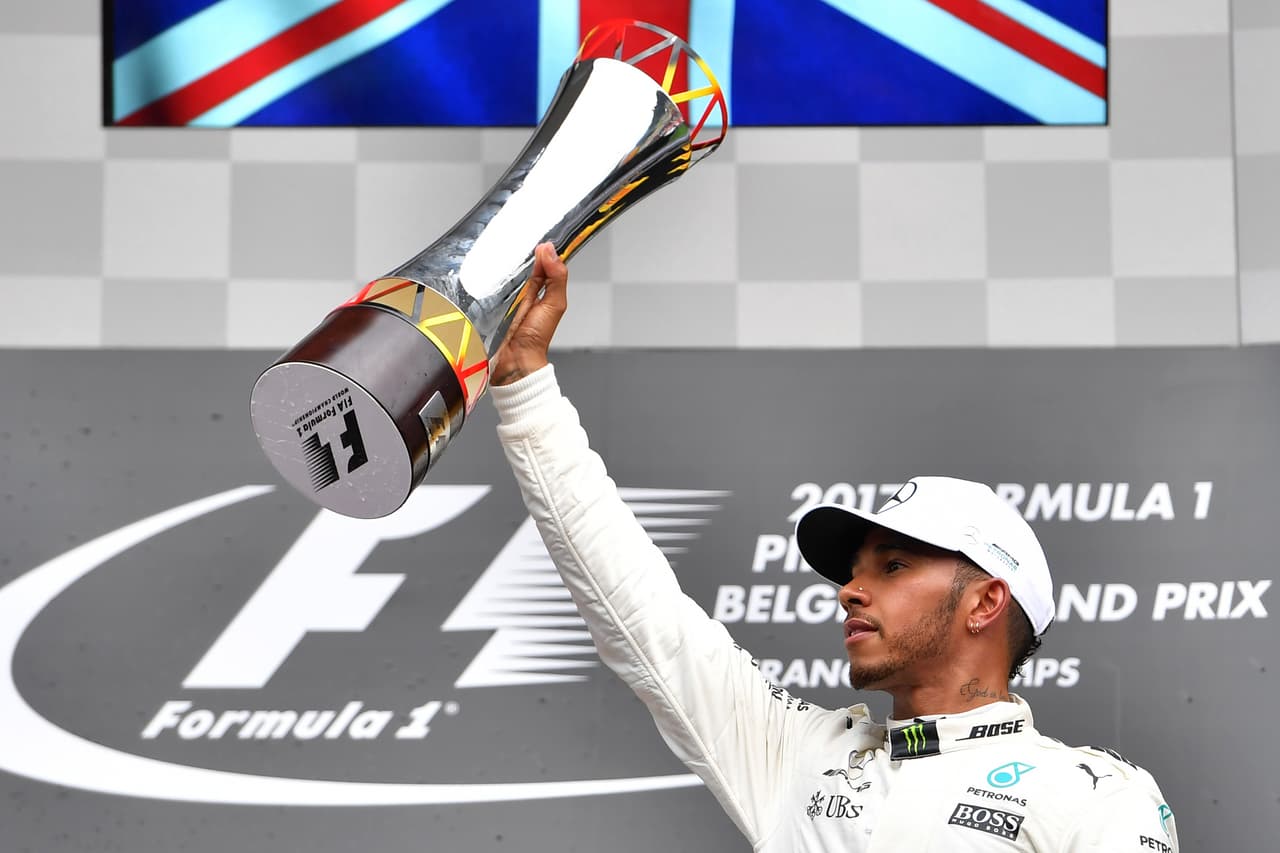Hamilton (Mercedes) ganó el Gran Premio de Bélgica, el duodécimo del Mundial de Fórmula Uno, disputado en la pista de Spa-Francorchamps.