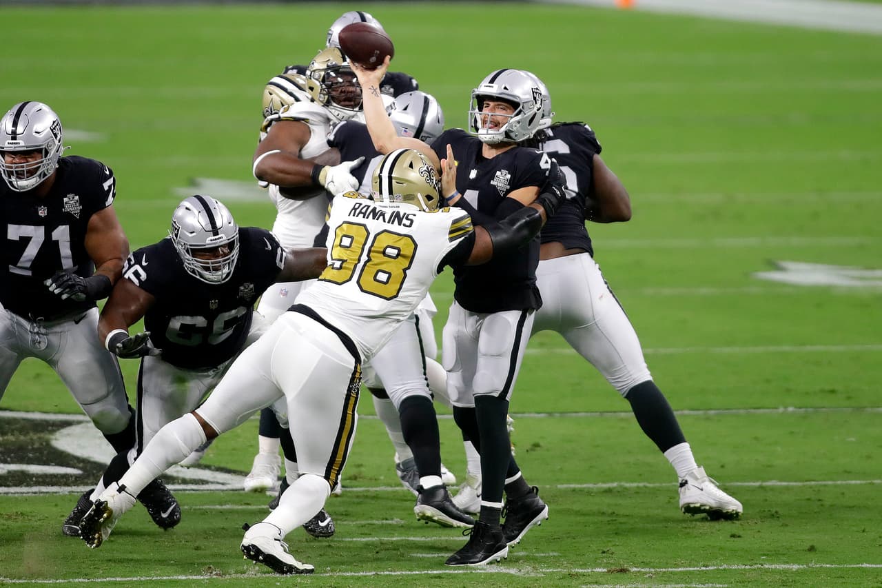 Las Vegas Raiders consiguen llevarse el Monday Night Football frente a los New Orleans Saints con un marcador de 24-34 a favor.