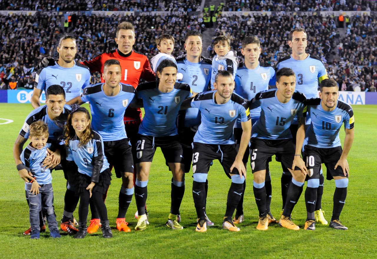 17. Uruguay (Conmebol): 1034 puntos [Clasificada a Rusia 2018]