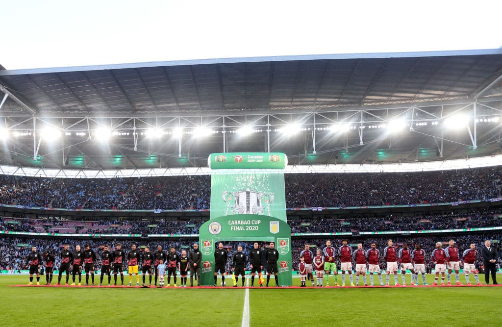 ¡Majestuoso! Wembley Stadium luce grandioso para la cita entre Manchester City y el Aston Villa.