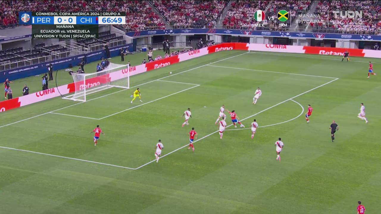 ¡Chile responde con par de ataques! Breretón dispara sin puntería