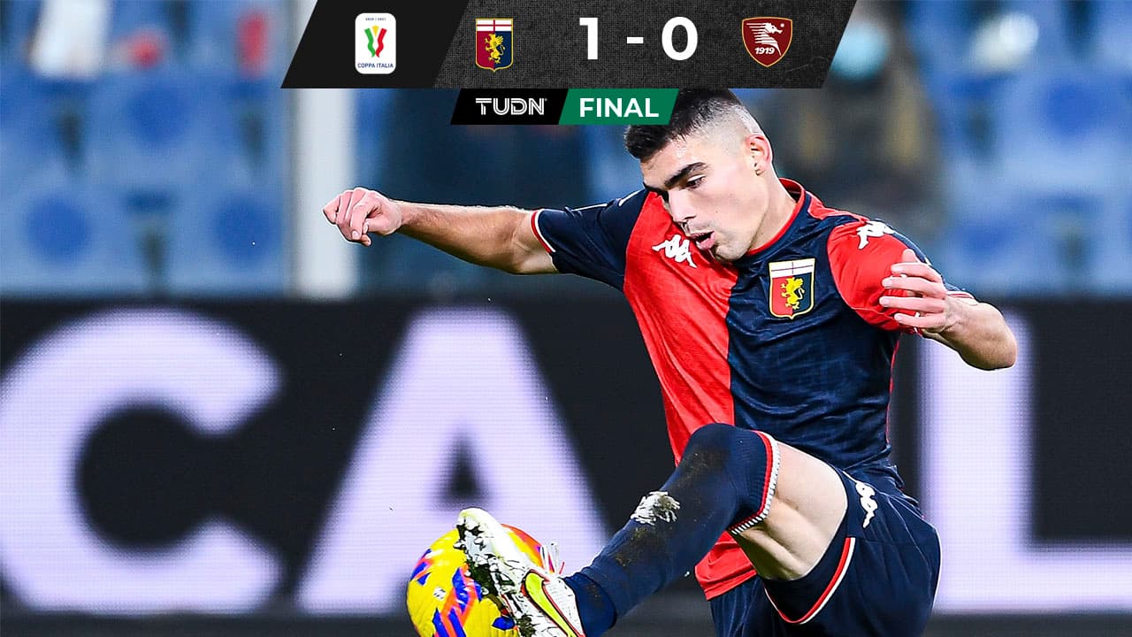 Genoa y Johan Vásquez ganan en Coppa bajo el mando de Shevchenko