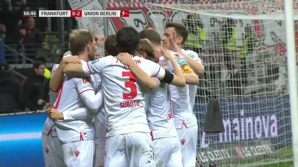 ¡GOOOL! Evan Ndicka anota para Eintracht Frankfurt