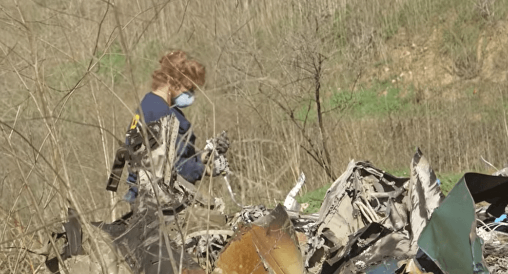 Primeras imágenes del accidente de Kobe Bryant.