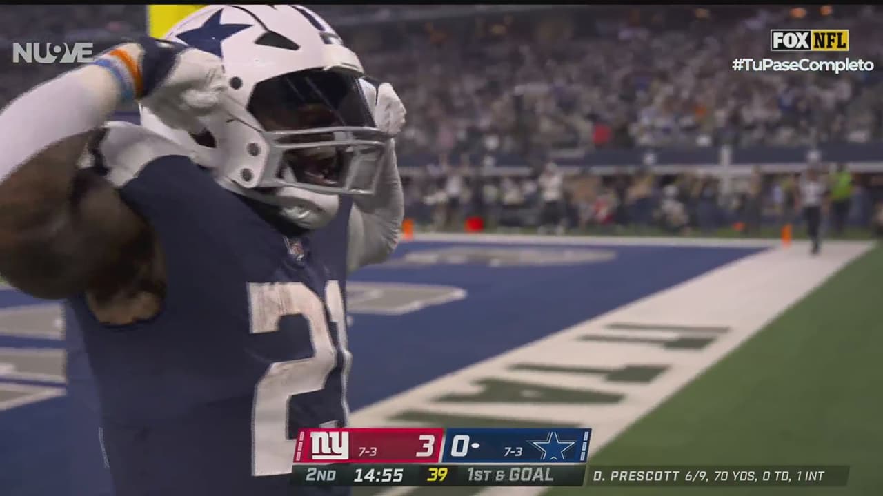¡Aparece Ezekiel! Cowboys toma el mando con touchdown de Elliott