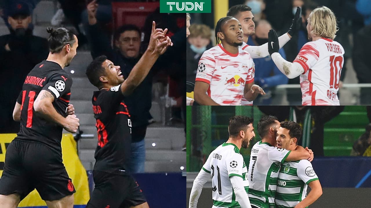 Milan saca triunfo sobre Atlético de Madrid y Sporting elimina a Borussia