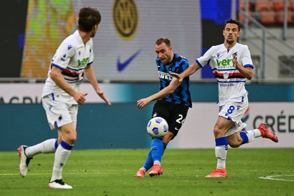 Roberto Gagliardini, Alexis Sánchez, Andrea Pinamonti y Lautaro Martínez son los encargados de anotar en la goleada 5-1 sobre la Sampdoria.
