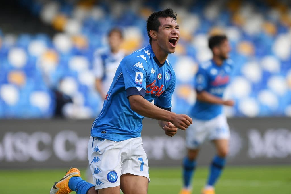 40.- Hirving Lozano – Napoli - $54 millones de dólares
