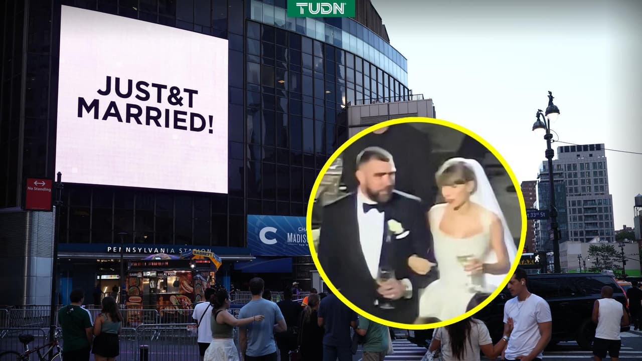 ¡Recién casados! Kelce y Swift se dieron el sí