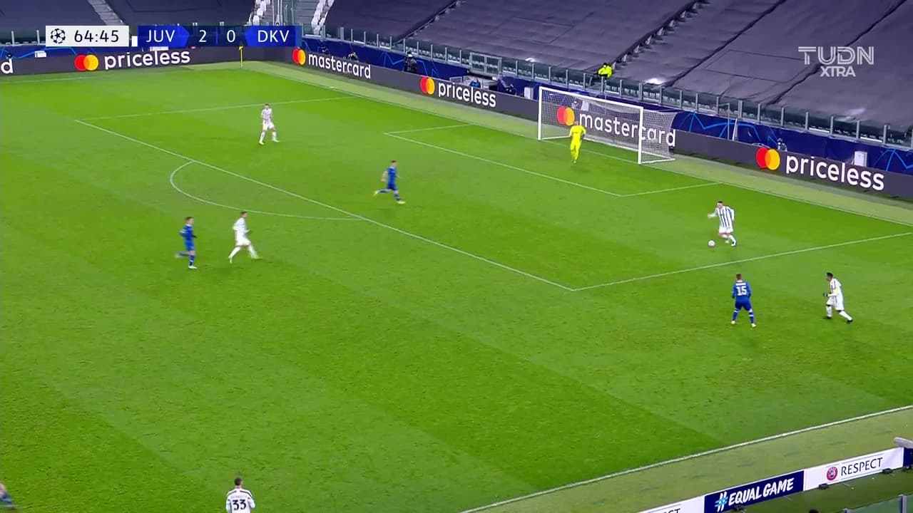 ¡Gol de la Juve! Morata puso el tercero sobre el Dynamo Kiev