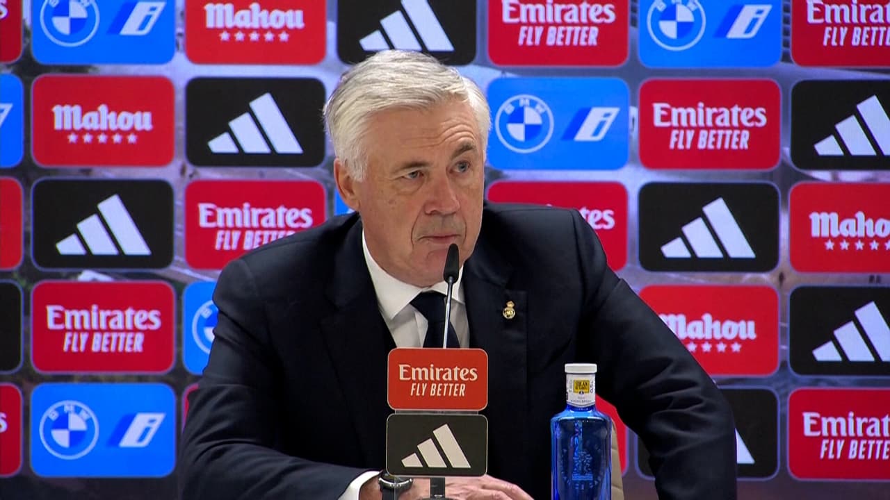 Ancelotti descarta polémica ante Almería: "El árbitro acertó en sus decisiones"