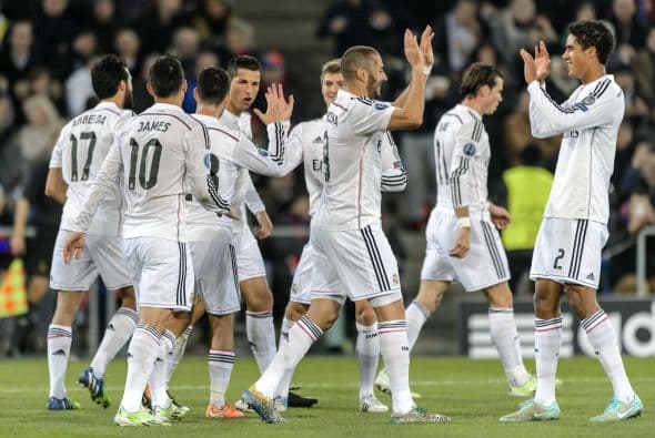 Cristiano Ronaldo anotó el único gol del partido ante el Basel.  