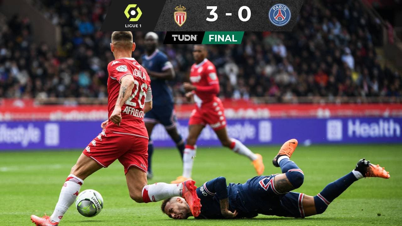 El Monaco golea al PSG con Neymar y Mbappé, pero sin Messi