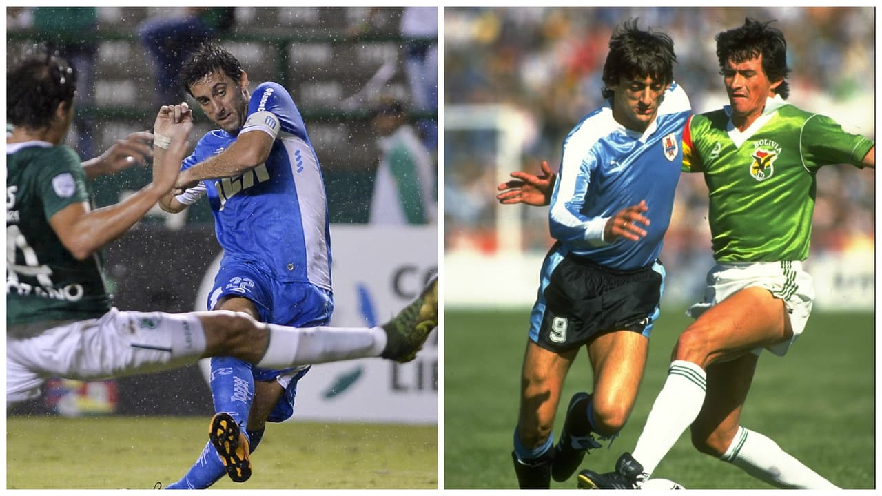El mítico atacante uruguayo Enzo Francescoli se parece más al exgoleador argentino Diego Milito que su propio hermano biológico: Gabriel Milito.