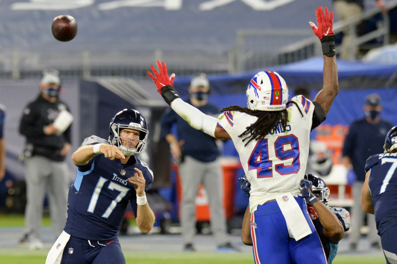 En duelo de invictos, los Titanes le ponen un alto a los Bills y los vencen 16-42.